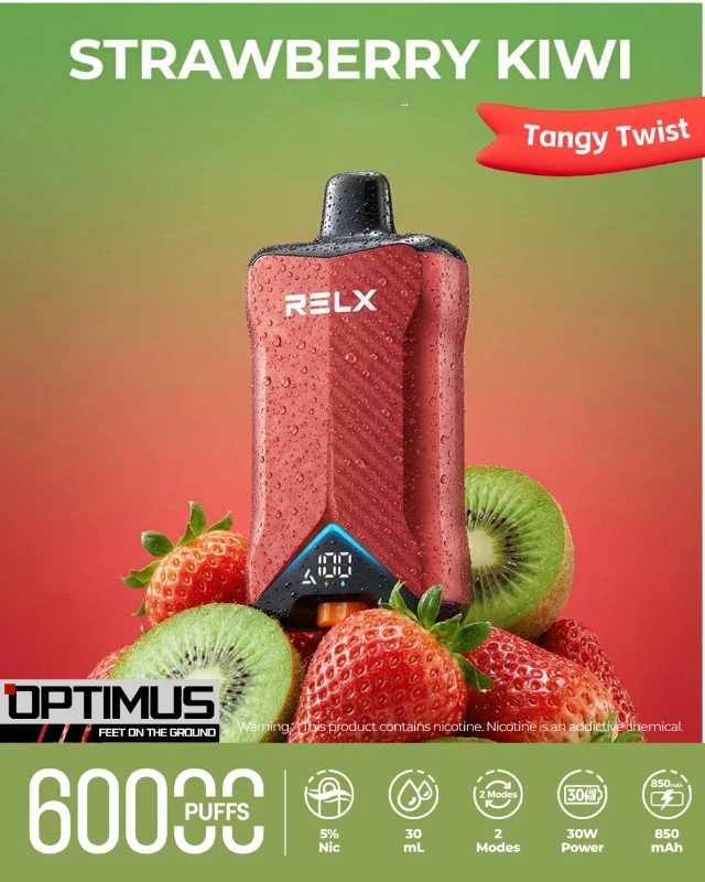 Relx Optimus 60000 puffs Strawberry kiwi
